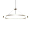 Sonneman Luna BRASS 49.5W x 1.75H Pendant 2234.14-35