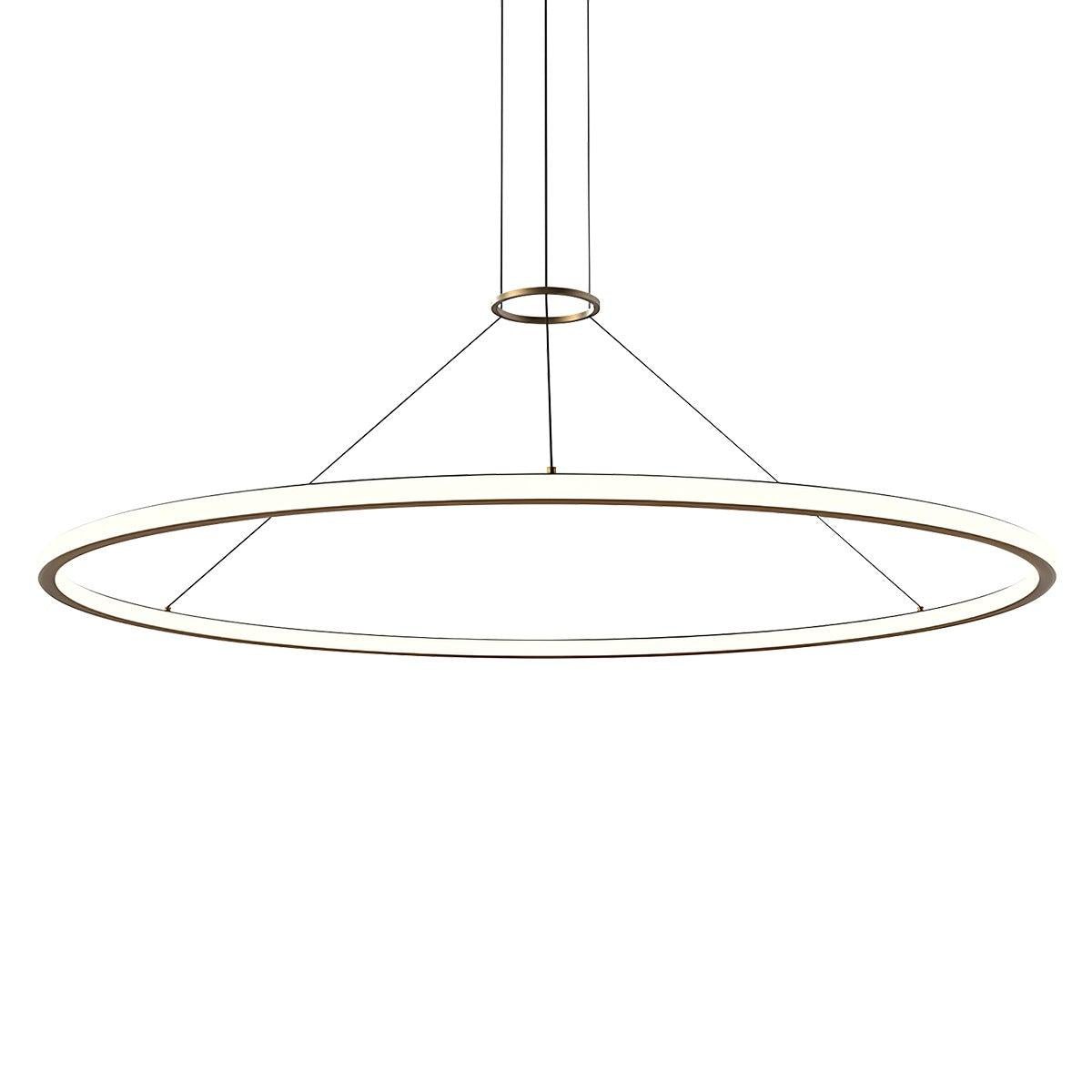 Sonneman Luna BRASS 61.5W x 1.75H Pendant 2235.14-27