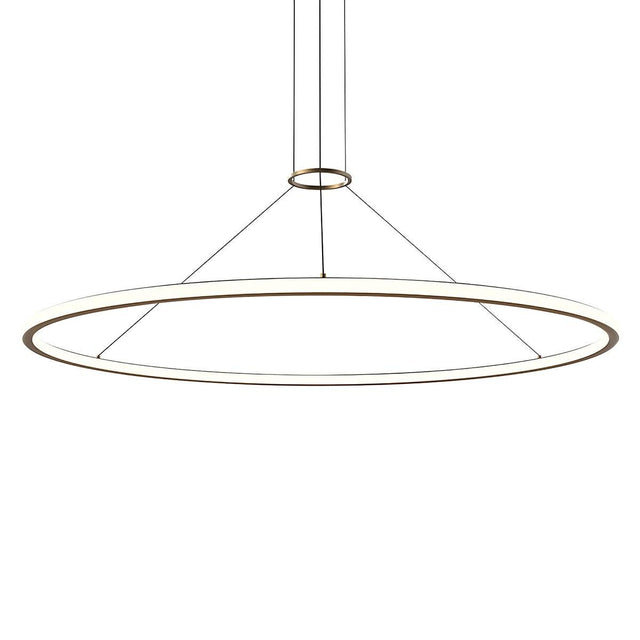 Sonneman Luna BRASS 61.5W x 1.75H Pendant 2235.14-27