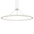 Sonneman Luna BRASS 61.5W x 1.75H Pendant 2235.14-35