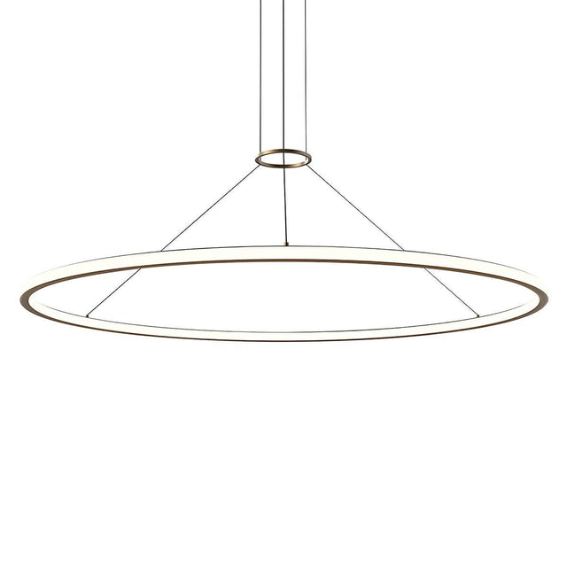 Sonneman Luna BRASS 61.5W x 1.75H Pendant 2235.14-35