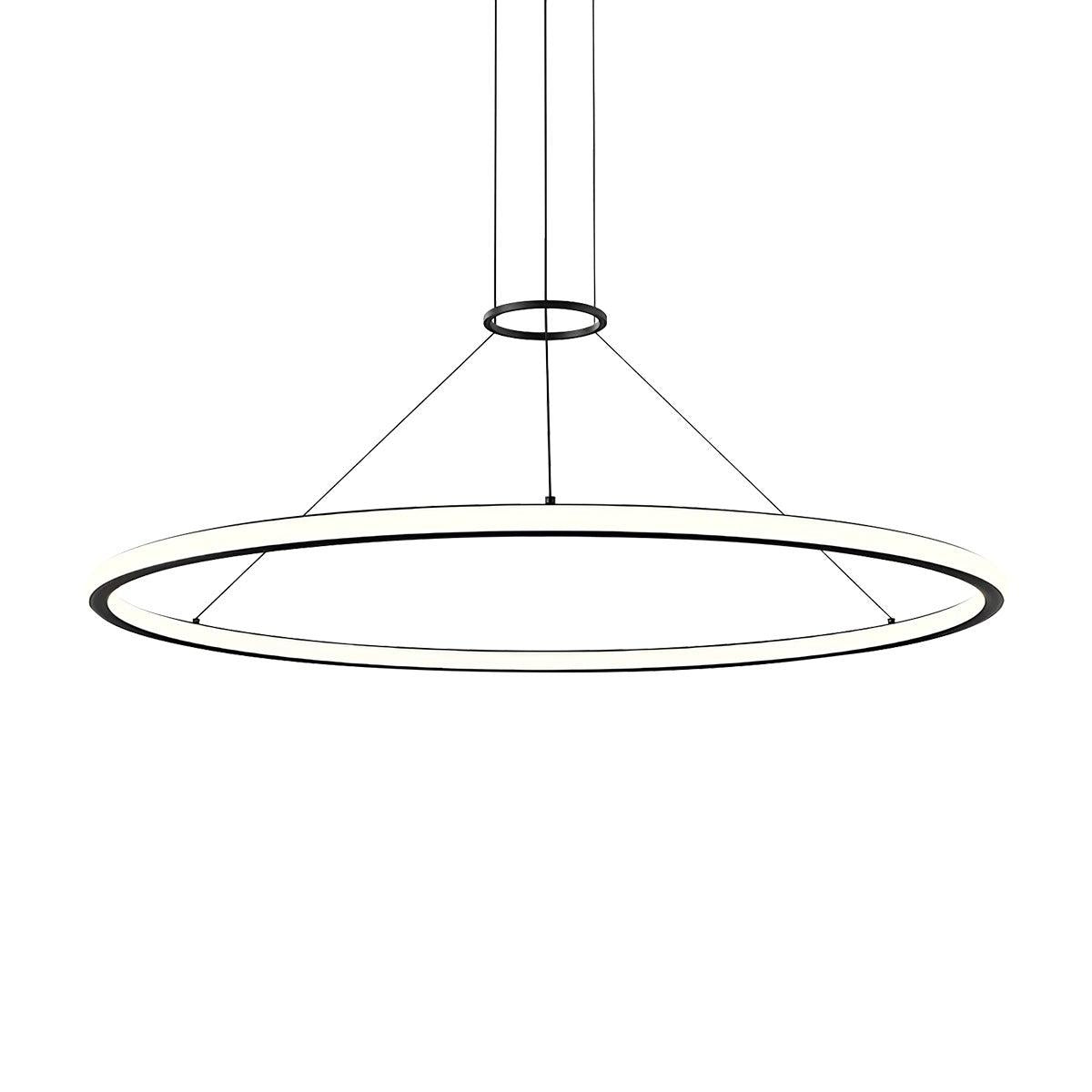 Sonneman Luna SATIN BLACK 49.5W x 1.75H Pendant 2234.25