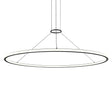 Sonneman Luna SATIN BLACK 61.5W x 1.75H Pendant 2235.25-27