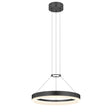 Sonneman Corona SATIN BLACK 15.75W x 2H Pendant 2313.25-J20