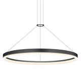 Sonneman Corona SATIN BLACK 31.5W x 2H Pendant 2317.25-35