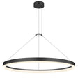 Sonneman Corona SATIN BLACK 31.5W x 2H Pendant 2317.25-J20