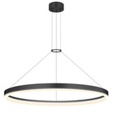 Sonneman Corona SATIN BLACK 31.5W x 2H Pendant 2317.25-J20