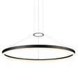 Sonneman Corona SATIN BLACK 48W x 2.5H Pendant 2318.25