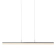 Sonneman Stiletto Bright Satin Aluminum 44.25W x 0.75L x 4.25H Pendant 2347.16-J20