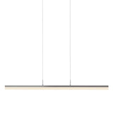 Sonneman Stiletto Bright Satin Aluminum 44.25W x 0.75L x 4.25H Pendant 2347.16-J20