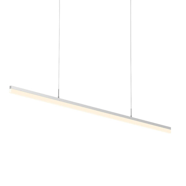 Sonneman Stiletto Bright Satin Aluminum 59.5W x 0.75L x 1.75H Pendant 2348.16-J20