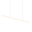 Sonneman Stiletto Satin White 59.5W x 0.75L x 1.75H Pendant 2348.03-J20