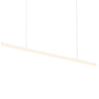 Sonneman Stiletto Satin White 71.5W x 0.75L x 1.75H Pendant 2349.03-J20