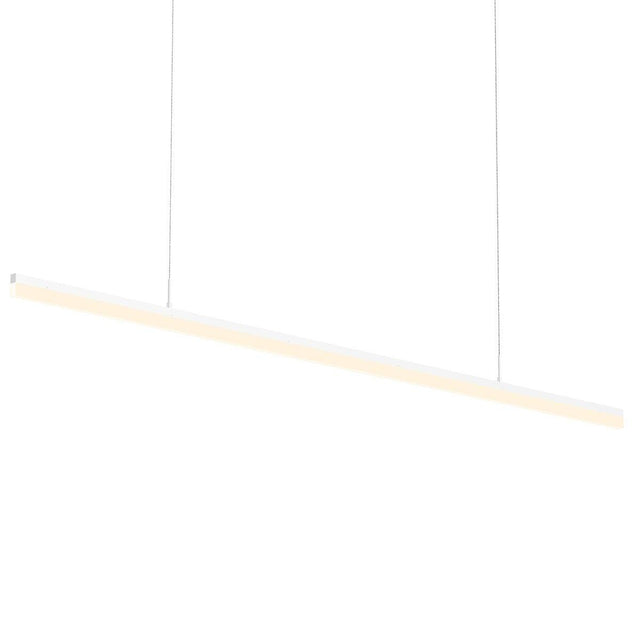 Sonneman Stiletto Satin White 71.5W x 0.75L x 1.75H Pendant 2349.03-J20