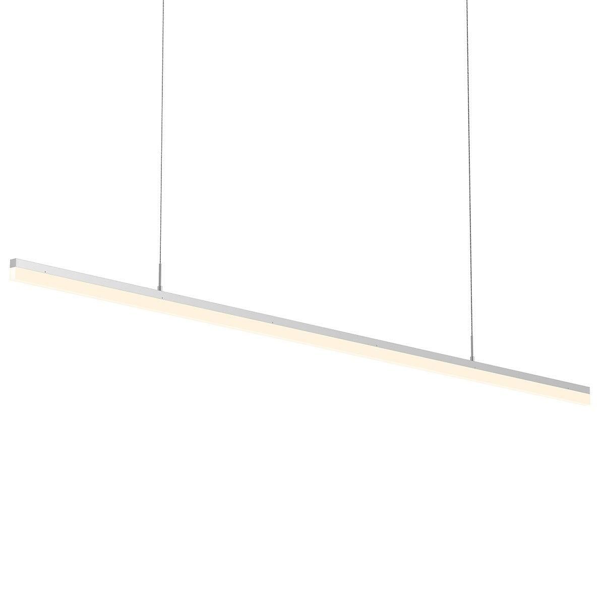 Sonneman Stiletto Bright Satin Aluminum 71.5W x 0.75L x 1.75H Pendant 2349.16-J20