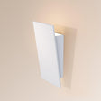 Sonneman Angled Plane TEXTURE WHITE 4W x 7.75H Wall Sconce 2365.98