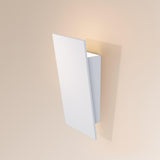 Sonneman Angled Plane TEXTURE WHITE 4W x 7.75H Wall Sconce 2365.98