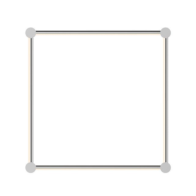Sonneman Purolinear 360 POLISHED CHROME 26.75W x 26.75H Lighting 23QPCSR22R120PHA