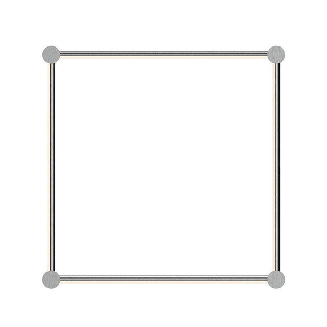 Sonneman Purolinear 360 Satin Chrome 26.75W x 26.75H Lighting 23QSCSR22R120PHA