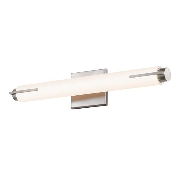Sonneman Tubo Slim LED SATIN NICKEL 19.5W x 4.25H Lighting 2430.13-ST