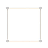 Sonneman Purolinear 360 Satin White 26.75W x 26.75H Lighting 23QSWSR22R120PHA