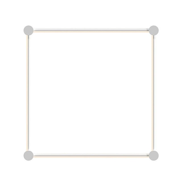 Sonneman Purolinear 360 Satin White 26.75W x 26.75H Lighting 23QSWSR22R120PHA