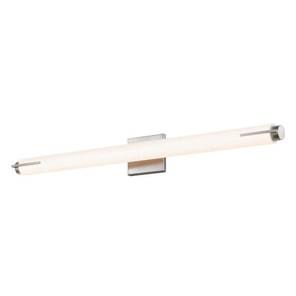Sonneman Tubo Slim LED SATIN NICKEL 33.5W x 4.25H Lighting 2432.13-ST