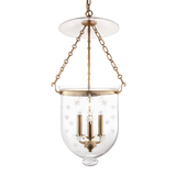 Hudson Valley Lighting Hampton AGED BRASS 12W x 25H Pendant 254-AGB-C3