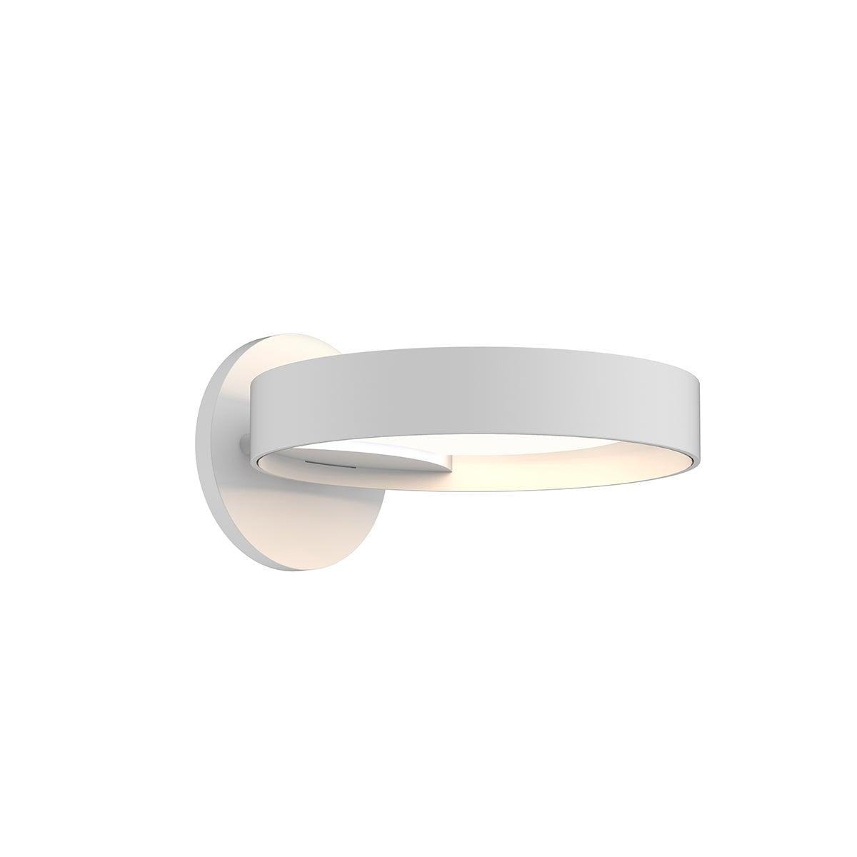 Sonneman Light Guide Ring Satin White 8W x 1.5H Wall Sconce 2650.03W