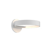 Sonneman Light Guide Ring Satin White 8W x 1.5H Wall Sconce 2650.03W