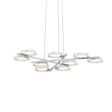 Sonneman Light Guide Ring Satin White 48.25W x 1.5H Pendant 2656.03W