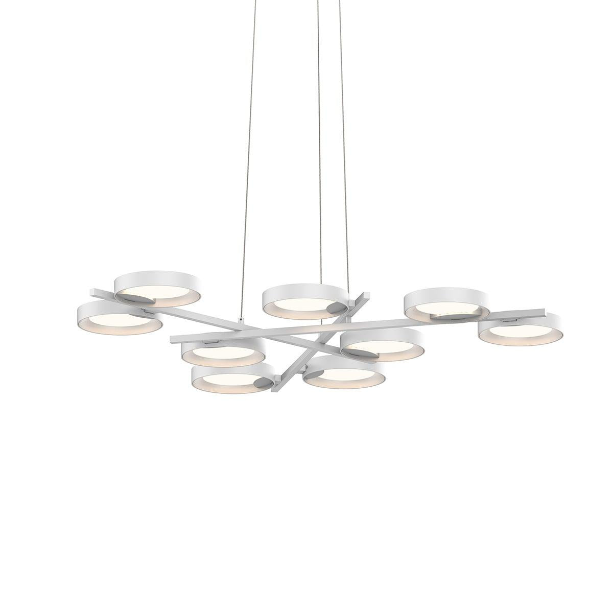 Sonneman Light Guide Ring Satin White 48.25W x 1.5H Pendant 2656.03W