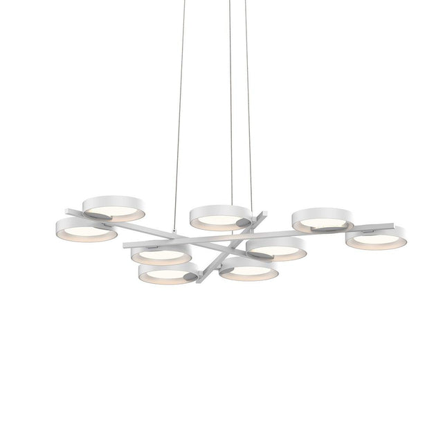 Sonneman Light Guide Ring Satin White 48.25W x 1.5H Pendant 2656.03W