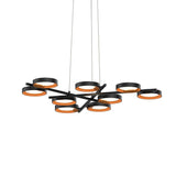 Sonneman Light Guide Ring SATIN BLACK 48.25W x 1.5H Pendant 2656.25A
