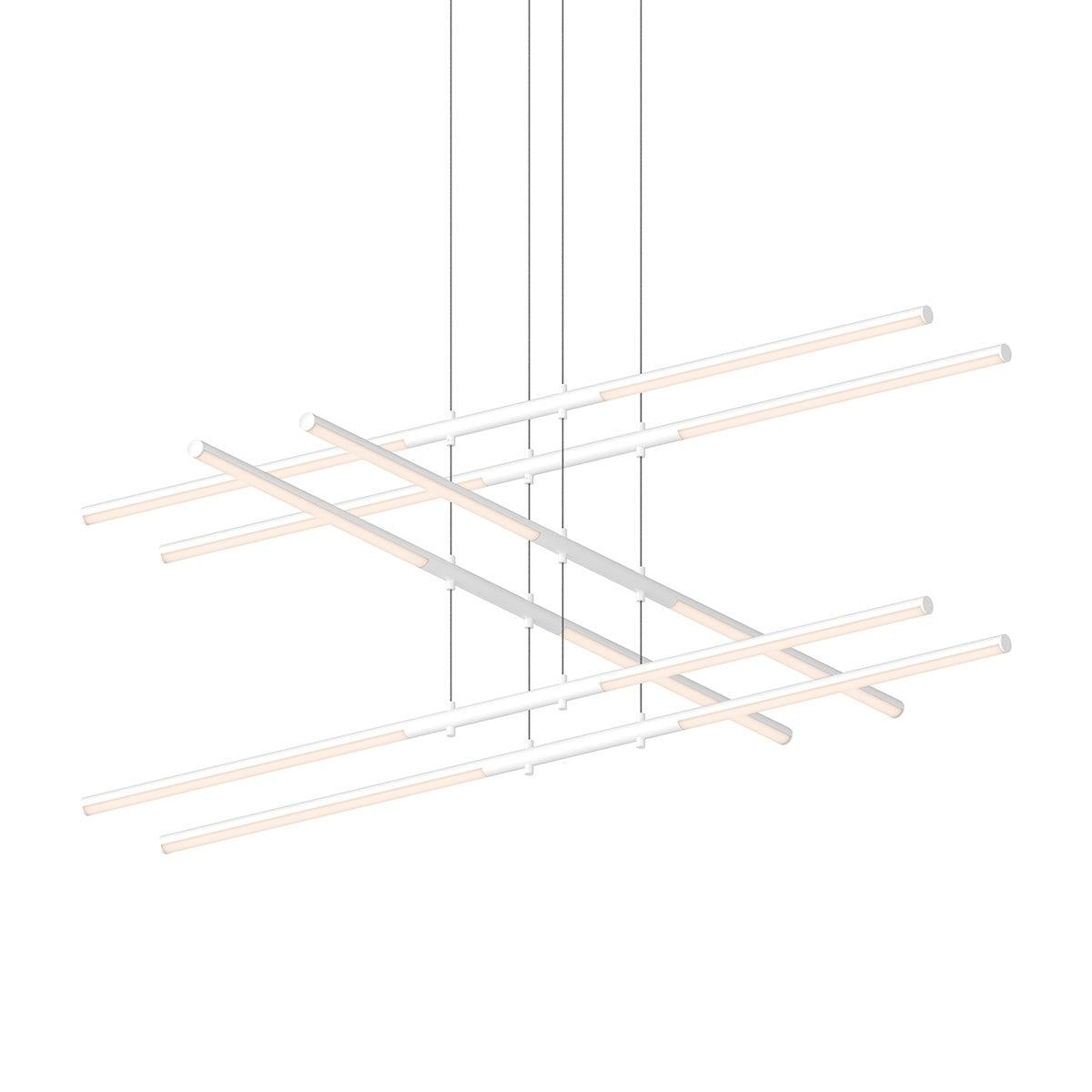 Sonneman Tik-Tak Satin White 47.5W x 47.5L x 0H Pendant 2803.03