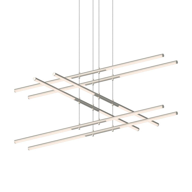 Sonneman Tik-Tak SATIN NICKEL 47.5W x 47.5L x 0H Pendant 2803.13