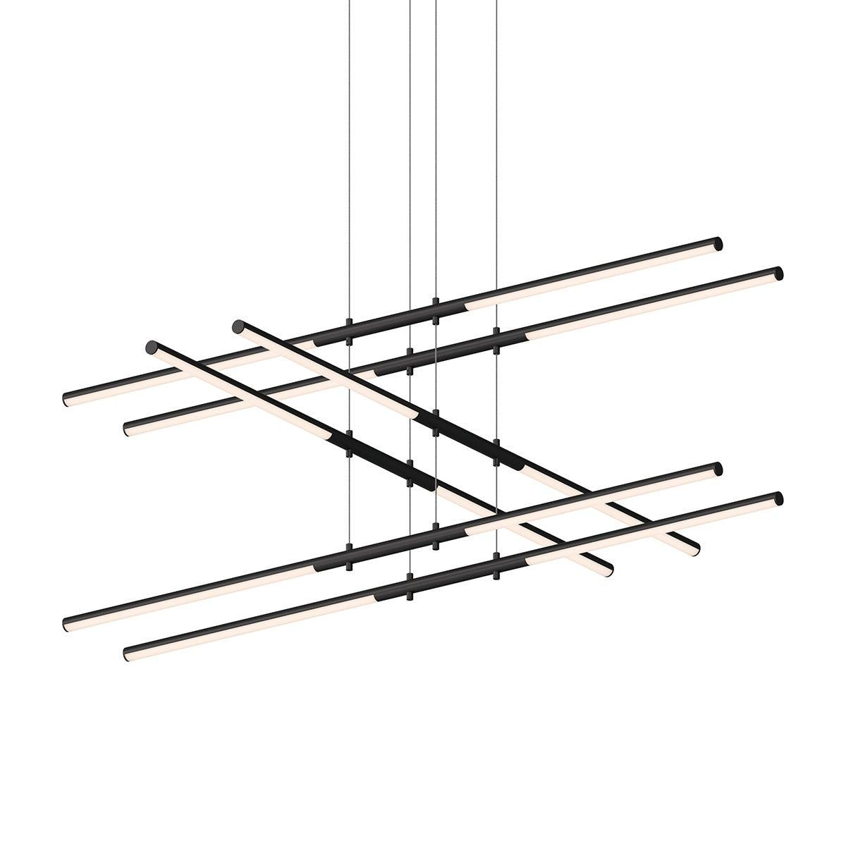 Sonneman Tik-Tak SATIN BLACK 47.5W x 47.5L x 0H Pendant 2803.25