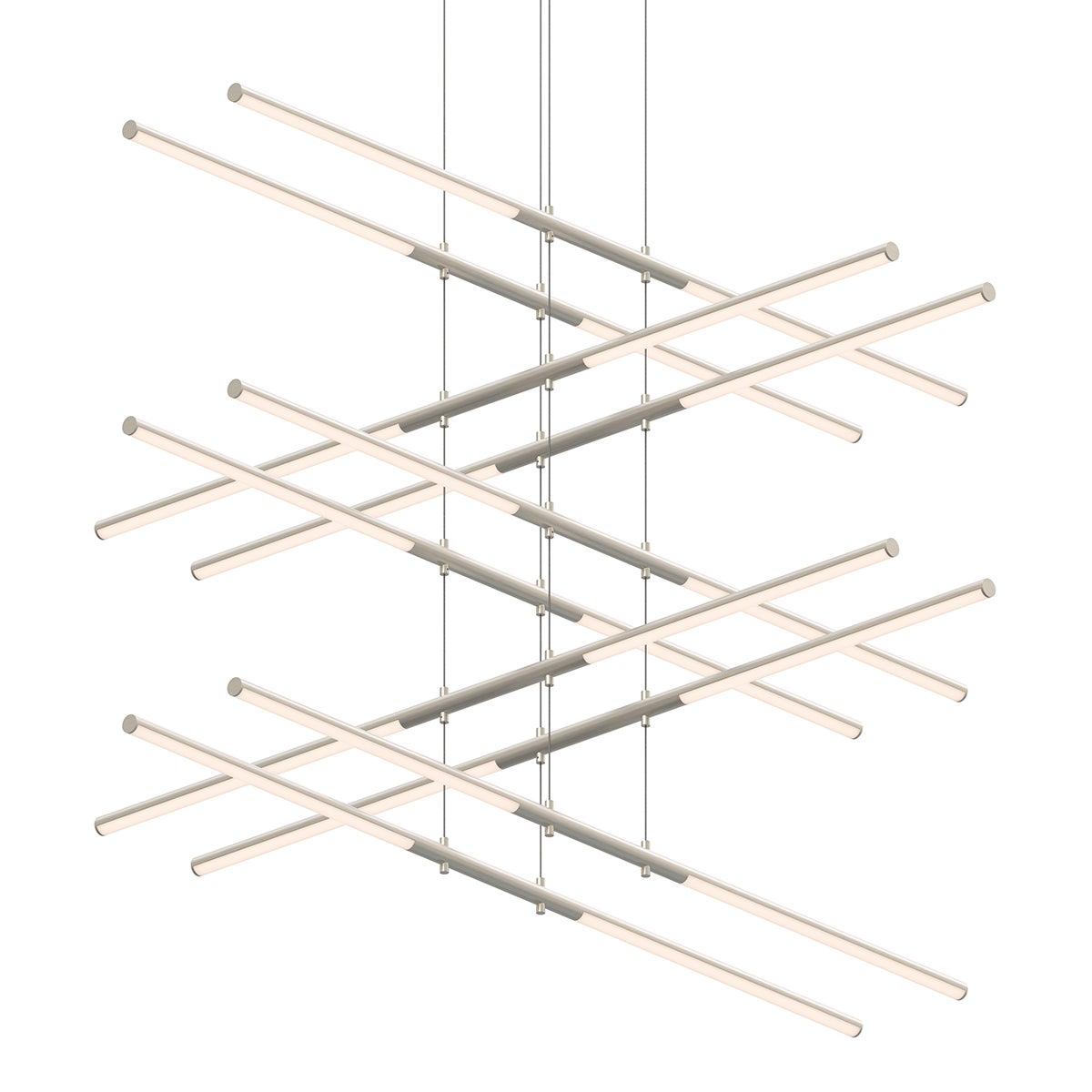 Sonneman Tik-Tak SATIN NICKEL 47.5W x 47.5L x 0H Pendant 2805.13