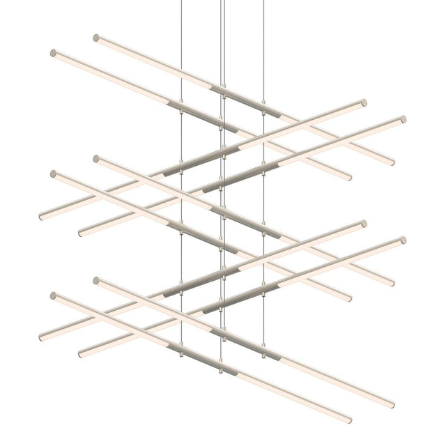 Sonneman Tik-Tak SATIN NICKEL 47.5W x 47.5L x 0H Pendant 2805.13