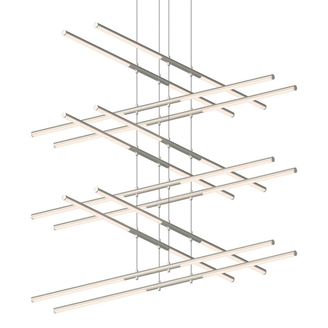 Sonneman Tik-Tak SATIN NICKEL 47.5W x 47.5L x 0H Pendant 2806.13