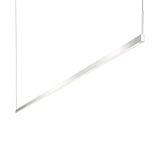 Sonneman Thin-Line Bright Satin Aluminum 96W x 0.75L x 5H Pendant 2816.16-8-J20