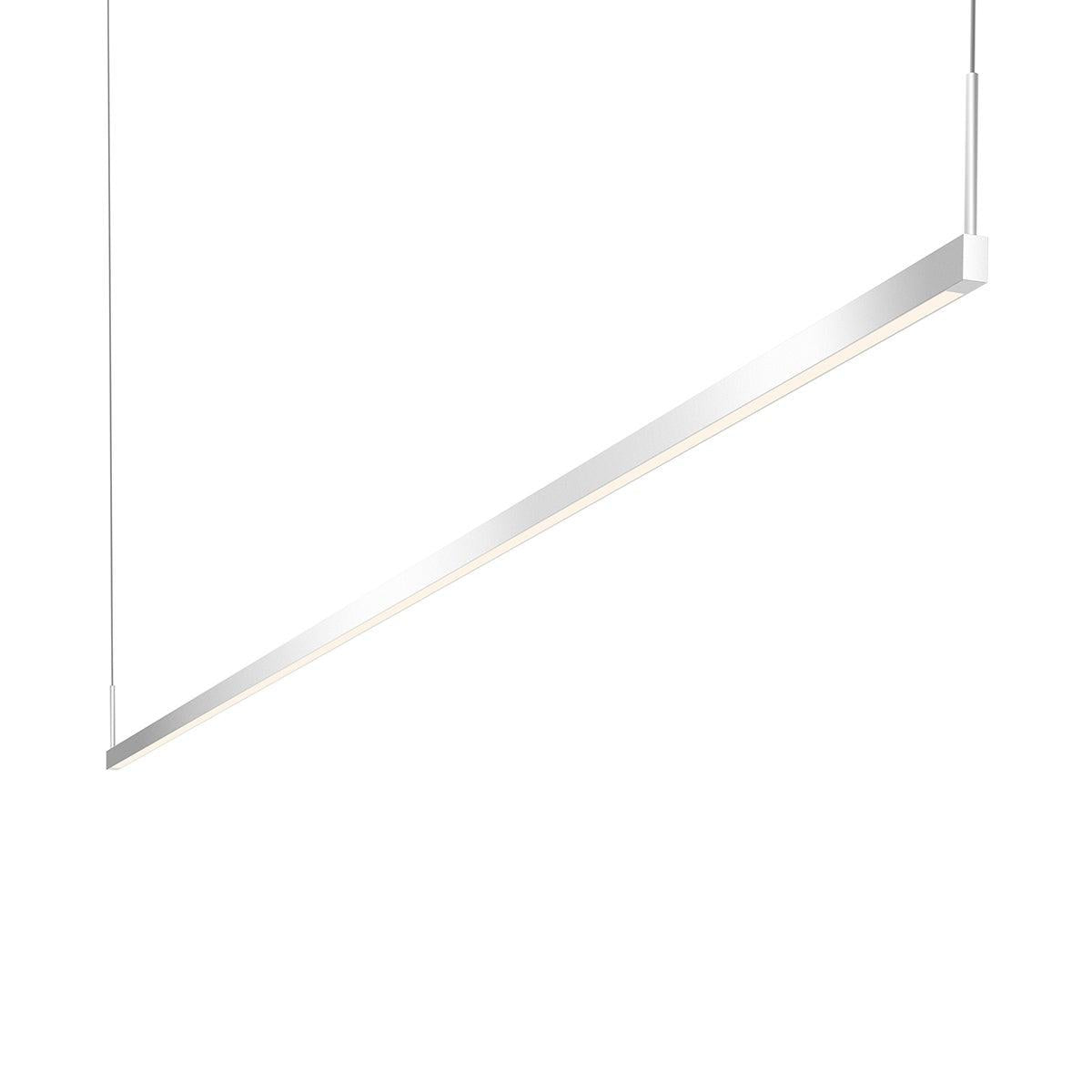 Sonneman Thin-Line Bright Satin Aluminum 96W x 0.75L x 5H Pendant 2818.16-8