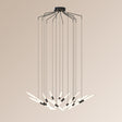 Sonneman Ballet SATIN BLACK 27.25W x 3.25H Pendant 2896.25