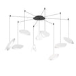 Sonneman Papillons SATIN BLACK 24W x 6.75H Pendant 2905.25W