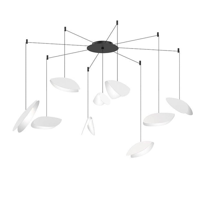 Sonneman Papillons SATIN BLACK 24W x 6.75H Pendant 2905.25W