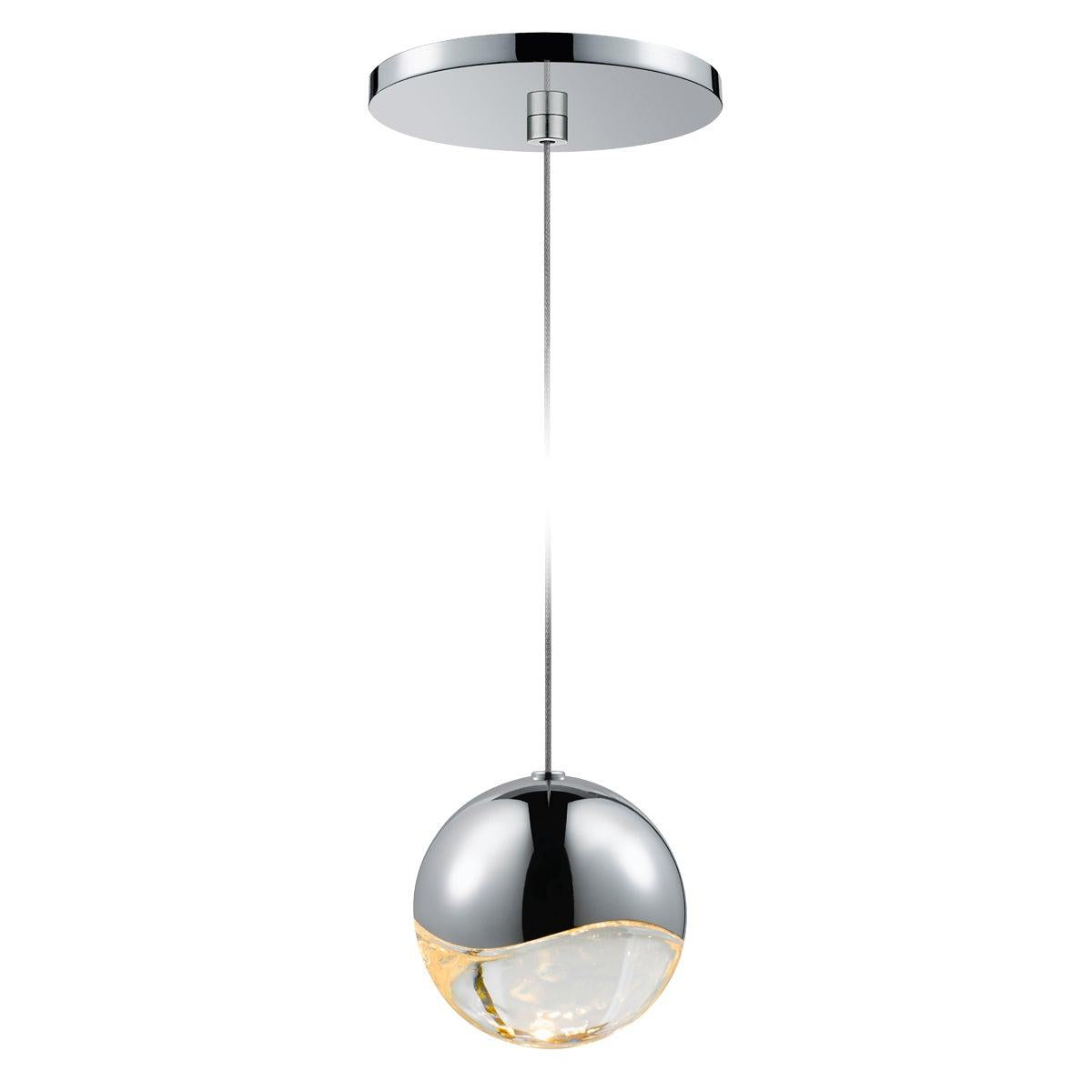 Sonneman Grapes POLISHED CHROME 3.75W x 3.75H Pendant 2913.01-LRG