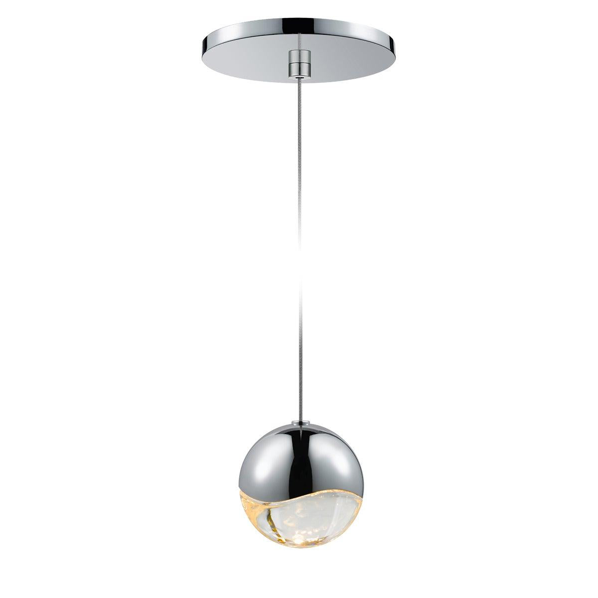 Sonneman Grapes POLISHED CHROME 3.25W x 3.25H Pendant 2913.01-MED