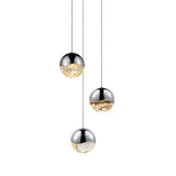 Sonneman Grapes POLISHED CHROME 8.25W x 3.75H Pendant 2914.01-LRG
