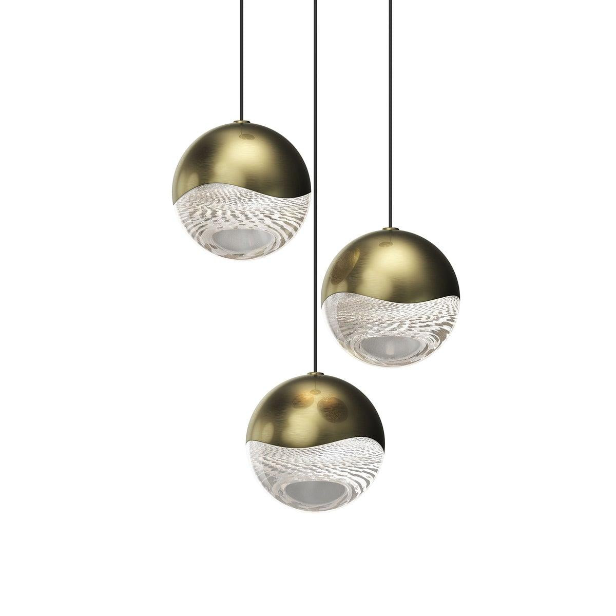 Sonneman Grapes BRASS 8.25W x 3.75H Pendant 2914.14-LRG