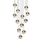 Sonneman Grapes BRASS 17W x 3.75H Pendant 2917.14-LRG